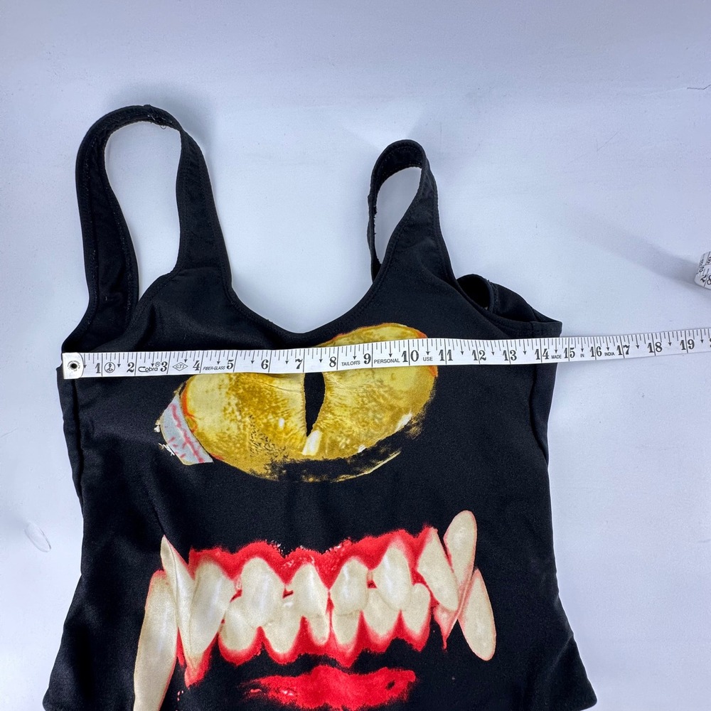 Iron Fist One Piece Swimsuit Cyclopes Kitty Goth Punk Graphic Monster Grunge S - Picture 4 of 6